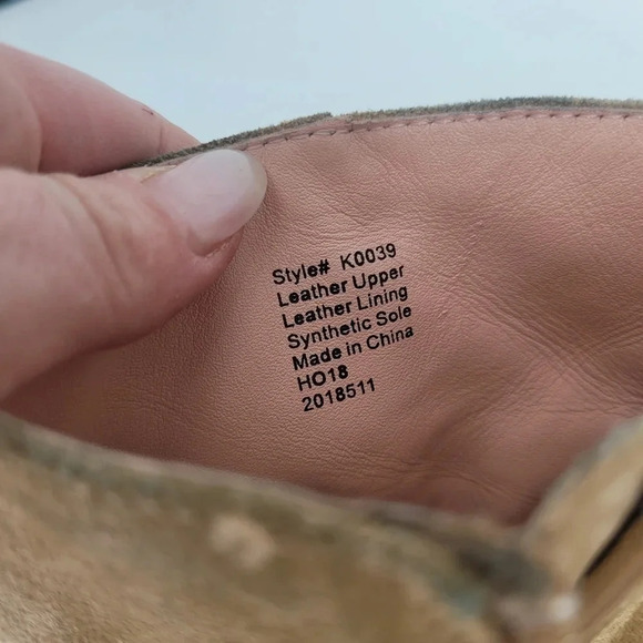 J.Crew Sadie Tan Suede round toe stacked Heeled Ankle Booties boots 8.5 - Picture 9 of 14